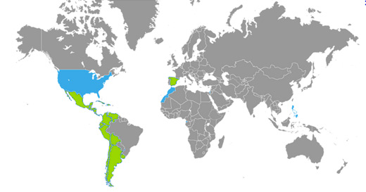 espanhol no mundo